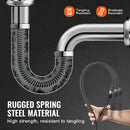 SucceBuy Drain Cleaning Cable Professional Sectional Drain Cleaner Cable Hollow Core Sewer Drain Auger Cable  Sink Floor Drain