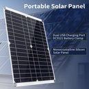 300W Portable Solar Flexible Panel Kits Monocrystalline Silicon Solar Panel with 30A/40A/50A/60A Controller for Phones Cameras