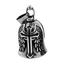 Adler Biker Kreuz Jesus Glocke Anhänger Edelstahl Nordischer Wikinger Krieger Spartacus Helm Rose Lady Rider Heilige Maria Schmuck