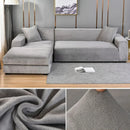 Velvet Sofa Cover Thick Elastic 1/2/3/4 Seater Sofa Cover for Living Room Velvet Plush L Shaped Corner Sofa  Couch Cover