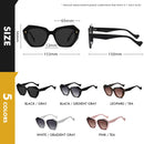 LIOUMO Luxury Polygon Frame Oversized Sunglasses Women Polarized Gradient Driving Glasses Men Trend Rivet Goggle zonnebril heren