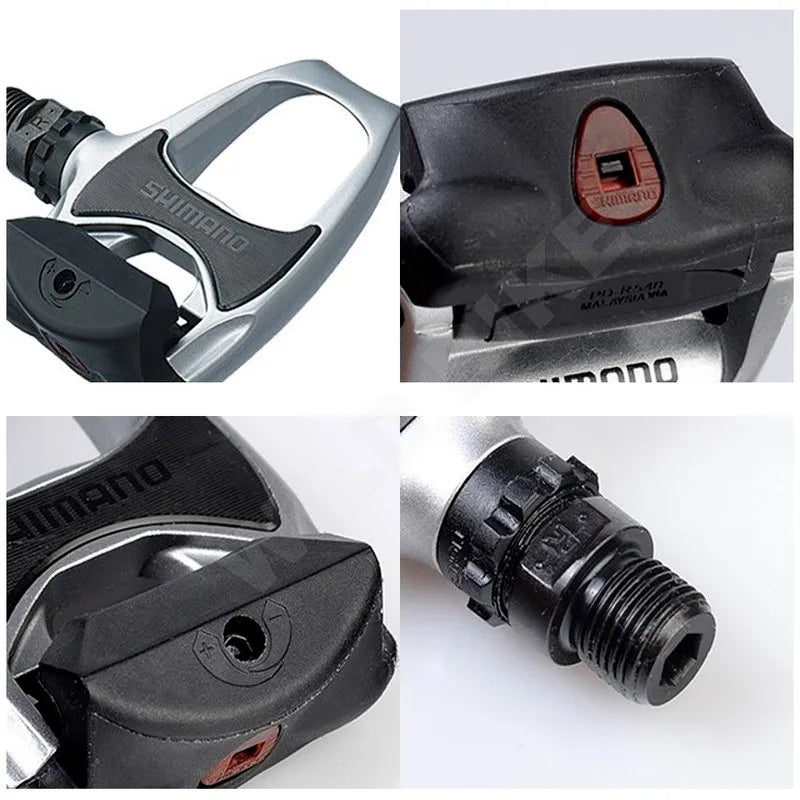 Road Bike Carbon Fiber Pedals 105 Pd R7000/Pd5800 R550/R540/Ultegra R8000 Professional Competition Cycling Pedals Sm-Sh11 Cleat