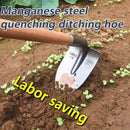 Household Thickened All Steel Hoe Soil Digging Vegetable Planting Large Hoe Weeding Outdoor Tools All Steel Hoe