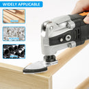 154Pcs Oscillating Tool Sanding Pads Kit,4Pcs Finger Sanding Pad, 150Pcs Multitool Sandpaper Set, 60-320 Grit for Wood  Sanding