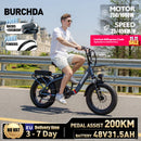 OTIDA U8 1000W45KM/H 20 Inch Electric Bicycle 48V31.5AH Lithium Battery Ebike 4.0 Fatbike Electric Bike for adults