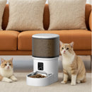 4L WiFi Automatic Pet Feeder for Cats And Dogs Intelligent Food Dispenser with Button Control Smart Pet Feeder
