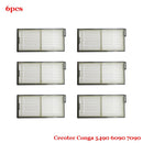 For Cecotec Conga 5490 6090 7090 Robot Vacuum Cleaner Replacement Spare Parts Main Side Brush Hepa Filter Mop Cloth Accessories