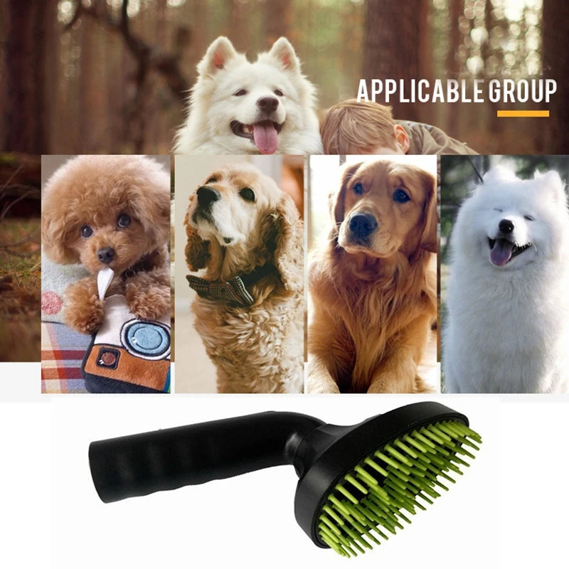 Cat Dog Pet Massage Vacuum Cleaner Dust Fur Vac Remover for Hoover Care Hair Brush Nozzle