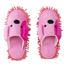 Cartoon Dog Lazy Mop Slippers Unisex Microfiber Cleaning Floor Dusting Slippers Detachable Mopping Shoes Household Tools
