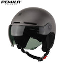 PEMILA Bicycle Helmet With Goggles Cycling Helmet Full Edge Wrapping Technology Bike Helmet Road MTB E-bike MTB Bicycle Helmet