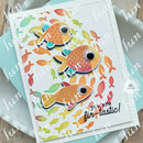 Father's Day Theme Metal Cut Dies Hexagon Layering Stencils Fish Hook Line Sinker Clear Stamps Diy Holiday Cards Decor Scrapbook