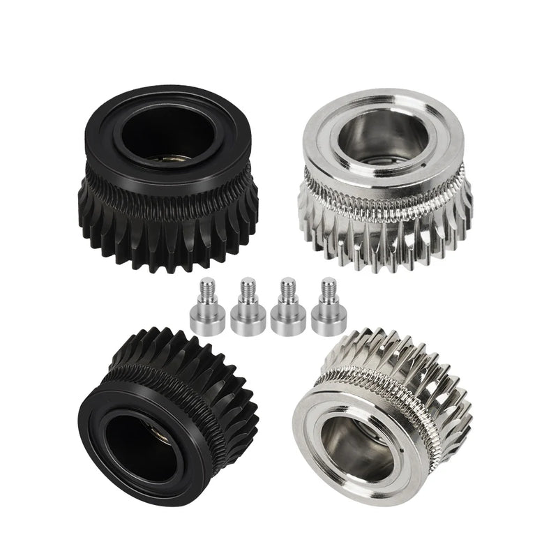 CR K1C Extruder K1 Gear All Metal Filament Drive Gear for Creality K1 Max Extruder Nickel Plated DLC Coating High Hardness Wear