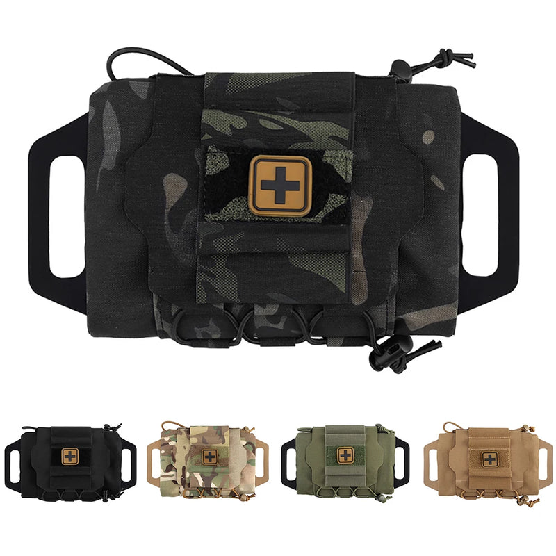 Molle Rapidly Deploy First Aid Kit Pull-Out Separation Camping Medical Kit with Grip Medical Pouch for Outdoor Team Activities