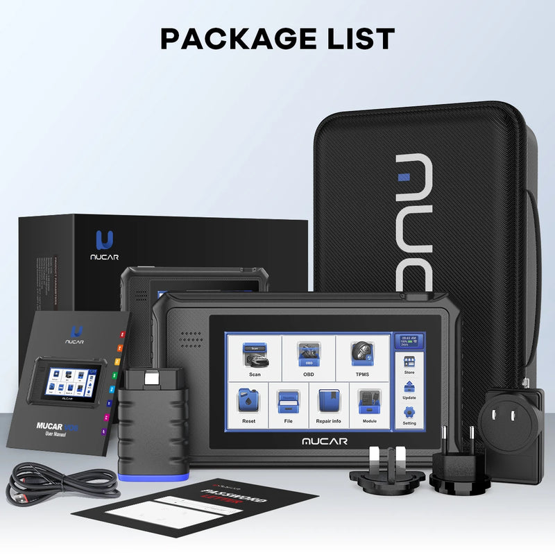 MUCAR VO6 Car Diagnostic Tool 28 Reset Lifetime Free Bidirectional Scan Tool All Systems Diagnosis Auto OBD2 Scanner
