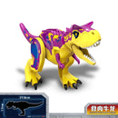 Jurassic Dinosaur Park Dinos World Building Blocks Animals Tyrannosaurus Rex Indominus I-Rex Blue Figures Triceratops Toys