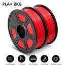 SUNLU 2KG 3D PLA/PETG/PLA PLUS/Clear Filament 1.75mm 2Roll 1KG 3D Printer Neatly Wound 3D Filament for 3D Printer& 3D Pen