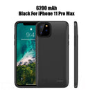 PINZHENG 6200mAh Battery Charger Case For iPhone 6 6S 7 8 Plus Charging Case For iPhone X XR Xs Max Portable Power Bank Charger