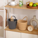 Cotton Rope Woven Storage Basket, Small Laundry Baskets, Desktop Sundries, Keys, Toys, Snacks Organizer Box, Ins Hanging, 12x15x