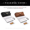 LM 2023 Polarized Sunglasses Men Women Fashion Square Shades Transparent Frame Ladies Travel UV400 Goggles Driving Sun Glasses