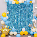 Tinsel Foil Fringe Curtain Red Gold Foil Fringe Backdrop Wall Curtains for Baby Shower Wedding Ocean Christmas Party Decorations
