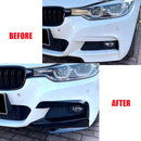 Fit For BMW Accessories 3 Series F30 F31 F35 M Sport 320i 325i 328i 335i 2012-2019 Fog Lamp Cover Trim Front Canards Splitter Bo