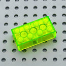 10pcs/lot DIY Blocks Building Bricks Thick 2X4 Educational Assemblage Construction Toys for Children Size Compatible With Brand