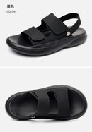 Sandals for Men 2026 New Summer Breathable Soft Bottom Casual Anti Slip Wear Beach Shoes Dual Purpose Driving Slippers Sandals