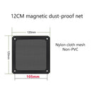 80mm 120mm 140mm PC Chassis Cooling Fan Dust Filter Soft Magnetic Nylon Frame Dustproof Mesh Cover PC Computer Chassis Net Guard
