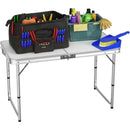 Camping Aluminium Folding Table｜Camping Table｜Height Adjustable｜Portable with Carrying Handle｜For Picnic/Kitchen/Garden