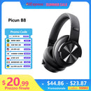 Picun B8 Bluetooth Headphones 120H Playtime Headset Wireless Bluetooth 3EQ Mode Low Latency Hands-Free Calls Over Ear Headphones