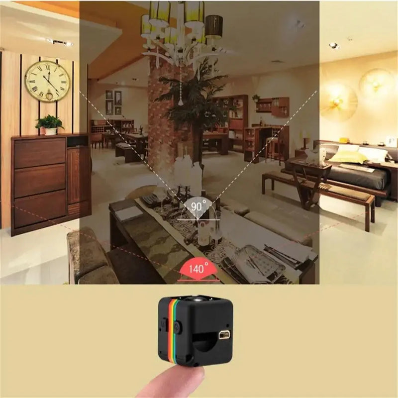 Mini Camera HD 1080P Portable Small Nanny Cam Video Voice Recorder Indoor Covert Security Camera for Home and Office