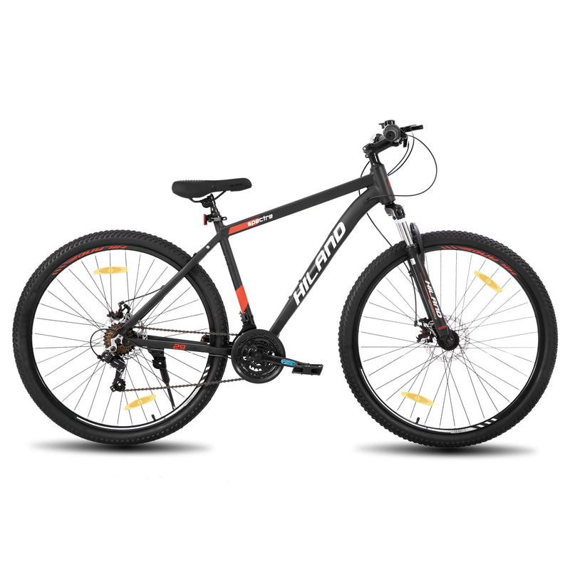 Hiland Mountain Bike, Multi-Spokes,Shimano 21 Speeds Drivetrain,Aluminum Frame 26 inch Wheels, Men's MTB Bicycle