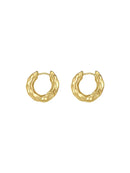 New Hot Sell Trendy 925 Sterling Silver Circle Earrings for Women Real Silver Ear Hoop Earrings