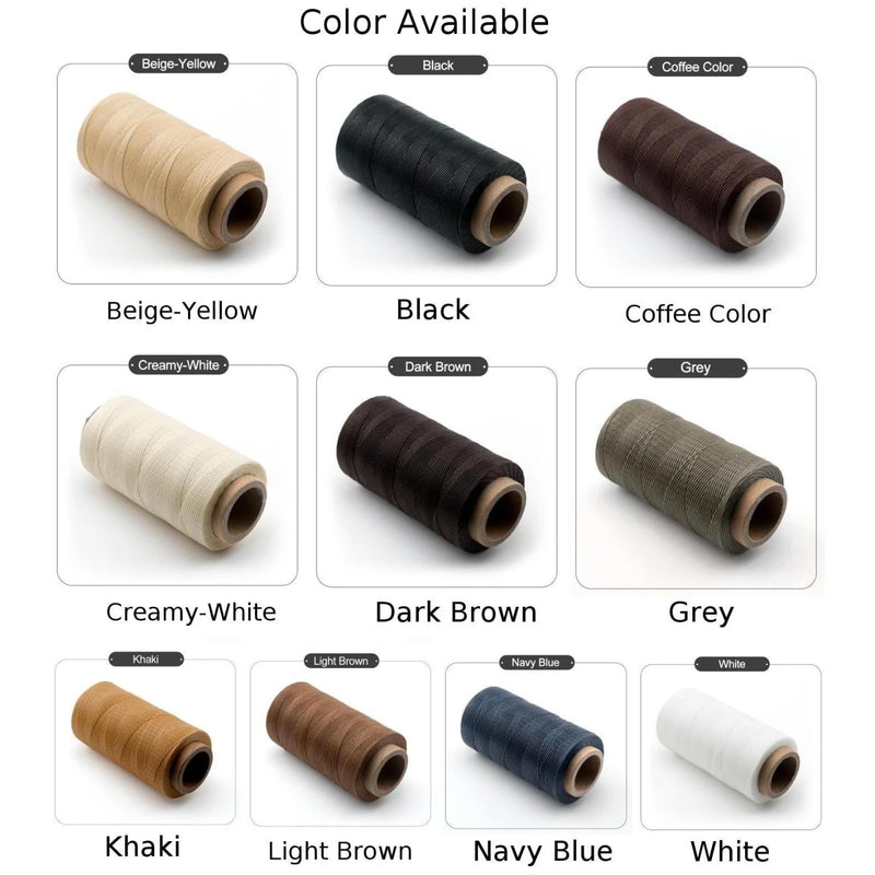 21 Different Colors 1.0mm 70M Leather Sewing Waxed Thread For Chisel AWL Upholstery Shoes Luggage Leather Craft DIY