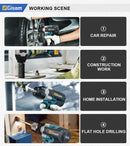 The Torque Anvil | 1800 N.m Brushless Impact Wrench, 1/2 Inch Drive
