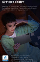 Xiaomi Redmi Pad 2 4+128GB WIFI Global Version MediaTek Helio G100-Ultra 11" 2.5K 90Hz Eye Care Display 9000mAh 18W Charging
