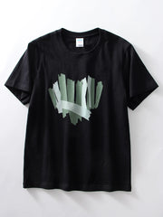 Summer Short Sleeve T Shirt Women Cotton Slim White Tops With Hearts Couple T Shirts Ladies Black Tshirts Women Top Tees 2025