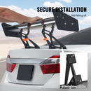 SucceBuy Wing Car Spoiler 53.1 inch Universal Spoiler with Double Deck Car Rear Spoiler Wing, Racing Spoiler BGW/JDM Drift Black