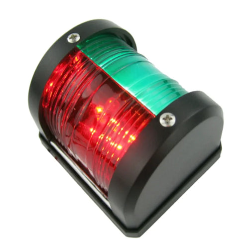 ISURE MARINE 12V LED Rot & Grün Bug Navigationssignal Lichtlampe für Boot Yacht