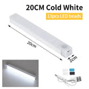 10/20/30/50cm Rechargeable PIR Motion Sensor LED Night Light Infared Induction Detector Night Lamp Stair Cabinet Kitchen Light