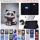 Coque For Samsung Tab A 6 10.1 Case 2016 SM-T580 PU Leather Stand Cover For Samsung Galaxy Tab A A6 10 1 Tablet Cover T585 T580