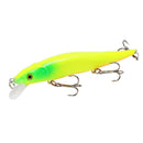 1 Stück Angelköder 11.5cm/14g Minnow Crankbait Wobbler 3D Augen Barsch Künstlicher Köder Hecht Karpfenköder Schwimmköder Angelzubehör Pesca