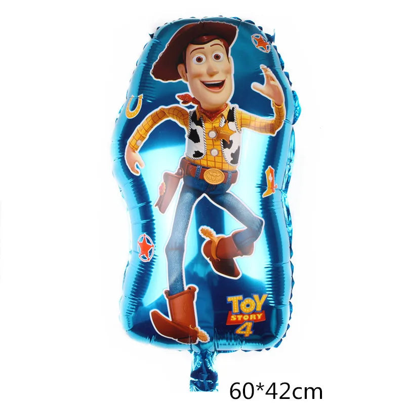 Cartoon Toy Story Buzz Lightyear Birthday Party Decoration Disposable Tableware Paper Plates Cups Balloons Baby Shower Supplies