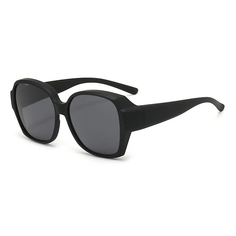 Men Sun Glasses Wear Over Prescription Glasses Square Shades Fit Over Glasses Sunglasses Polarized UV400 Sunglasses for Driving