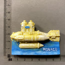 Europe Monaco 3D Fridge Magnets Tourism Souvenir Refrigerator Magnets Sticker Collection Handicraft Decoration Articles