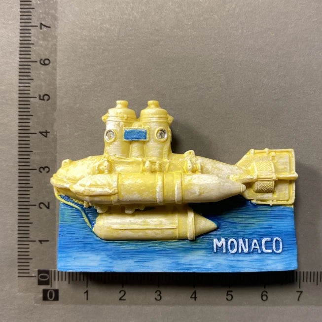 Europe Monaco 3D Fridge Magnets Tourism Souvenir Refrigerator Magnets Sticker Collection Handicraft Decoration Articles