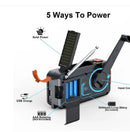 DAB/DAB+/FM Digital Radio with 5000mAh power bank Solar Emergency SOS Radio with  hand crank recharge  lamp and Torch for camp