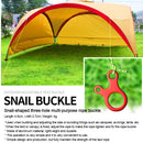 Zeltleinen-Spanner 3-Loch Outdoor Camping Zelt Windseil-Spanner Aluminiumlegierung Spanner Zeltleine Seil-Befestiger Spannhaken