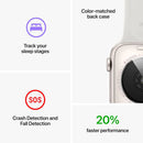 Apple Watch SE (2. Generation) (GPS + Cellular, 44mm) – Mitternacht Aluminiumgehäuse mit Mitternacht Sportarmband, M/L (Zertifiziert Generalüberholt)