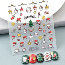 1PCS 5D Cartoon Kuromi Hello Kitty Nail Stickers Sanrio Animation Nail Art Decoration Sanrio Cute Melody Embossed Stickers